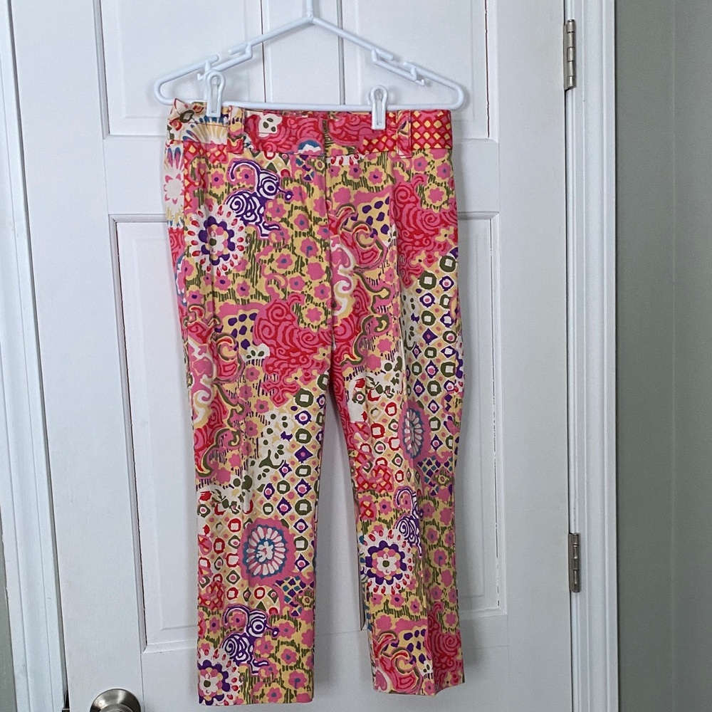 J Crew Colorful Patterned Pants